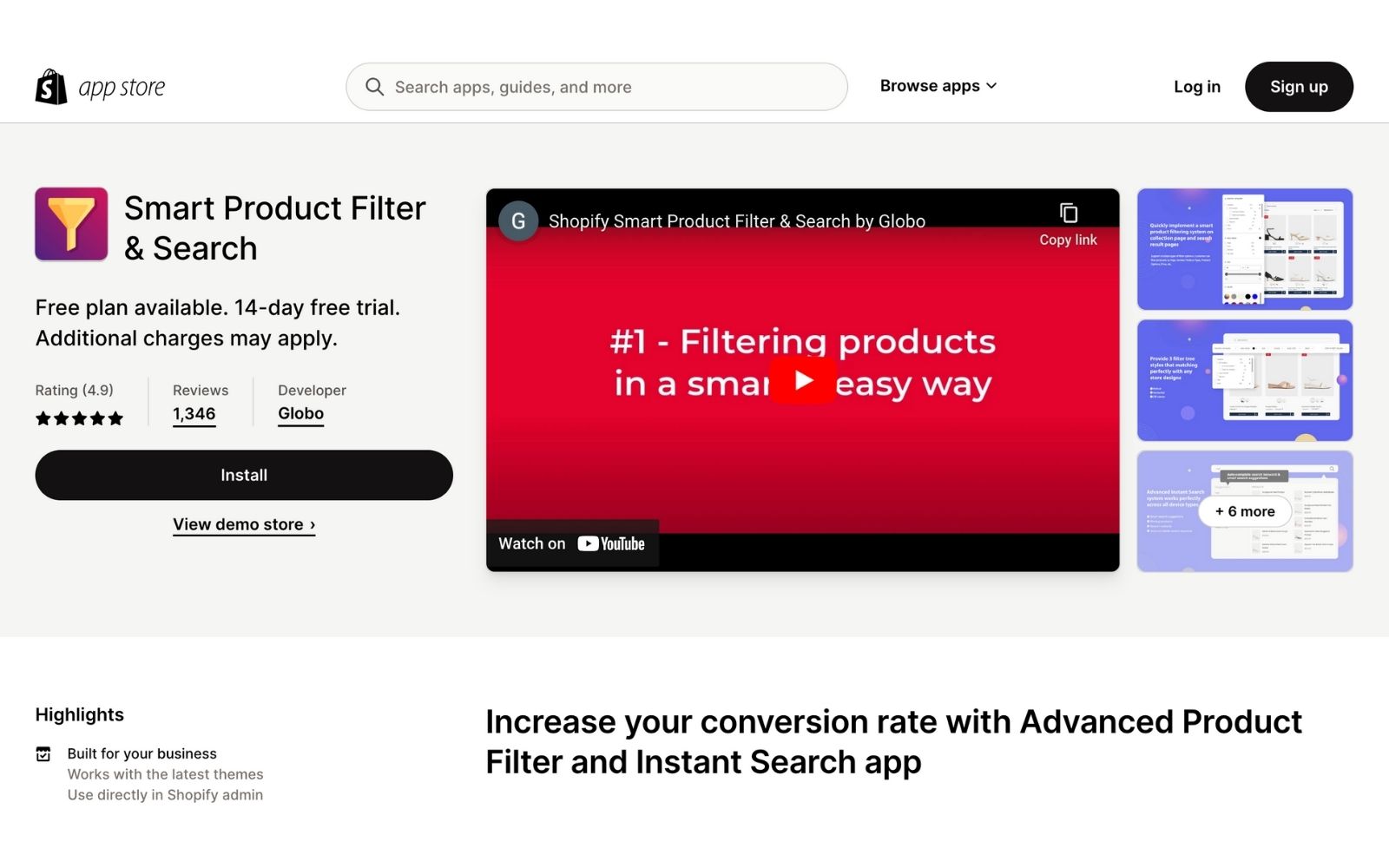 Smart Product Filter & Search